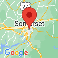 Map of Somerset, KY US